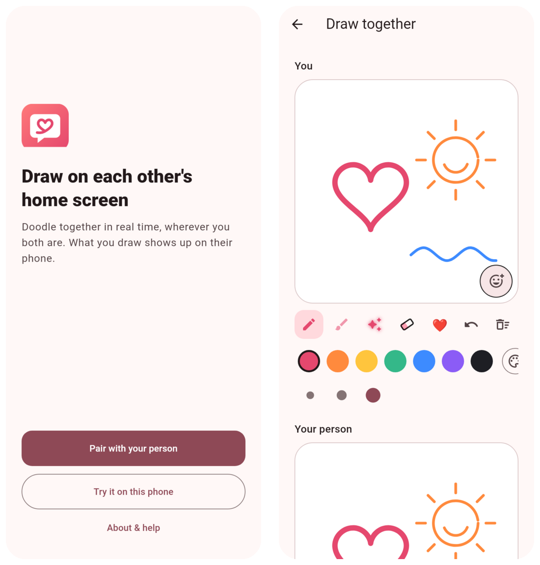 The canvas, shared with your person